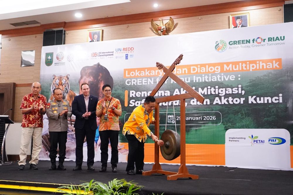 Plt Gubernur Riau Buka Lokakarya Green for Riau Initiative