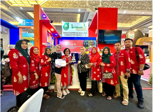 Stand Pemkab Bengkalis Raih Juara Pertama Favorit pada Pameran Jogja ITT Expo 2024