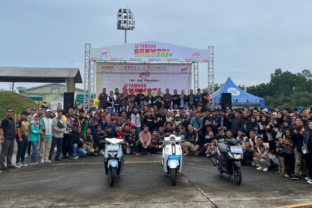 Ratusan penduduk melakukan Sunmori dengan Penjabat Wali Kota Pekanbaru.