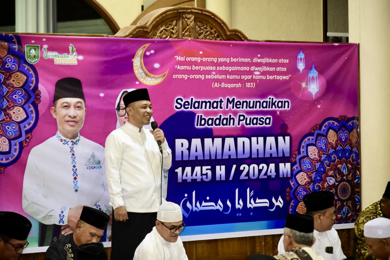 Wakil Bupati Mempromosikan Tradisi Bengkalis Kepada Warga Malaysia dalam Gelar Kenduri Menyambut Bulan Ramadhan