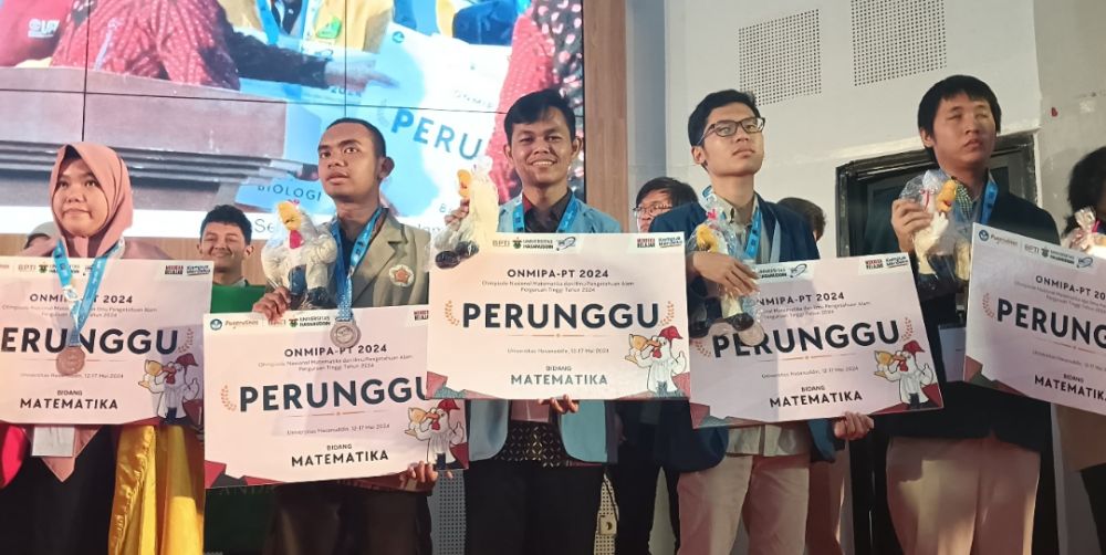 Keren! Mahasiswa UNRI Raih Perunggu Pada Ajang ON MIPA 2024