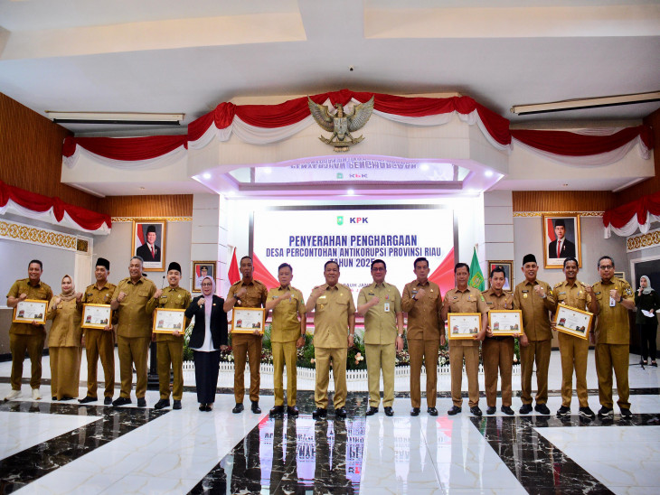 Kolaborasi KPK dan Pemprov Riau, 7 Desa Resmi Jadi Percontohan Antikorupsi