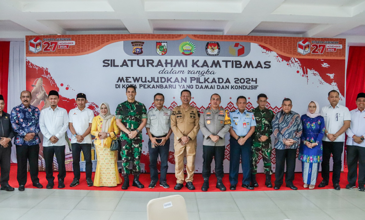 Ciptakan Pilkada Damai, Sekdako Pekanbaru Silaturahmi dengan Paslon Wali Kota