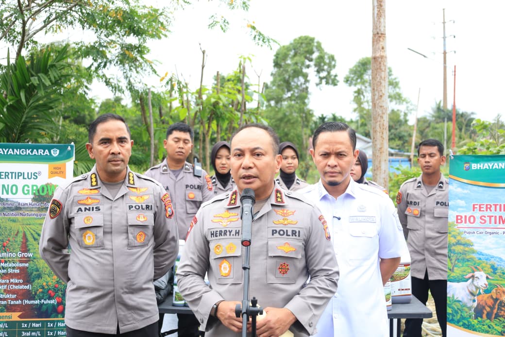 Kapolda Riau Resmikan Program Tabung Harmoni Hijau, Dorong Ketahanan Pangan