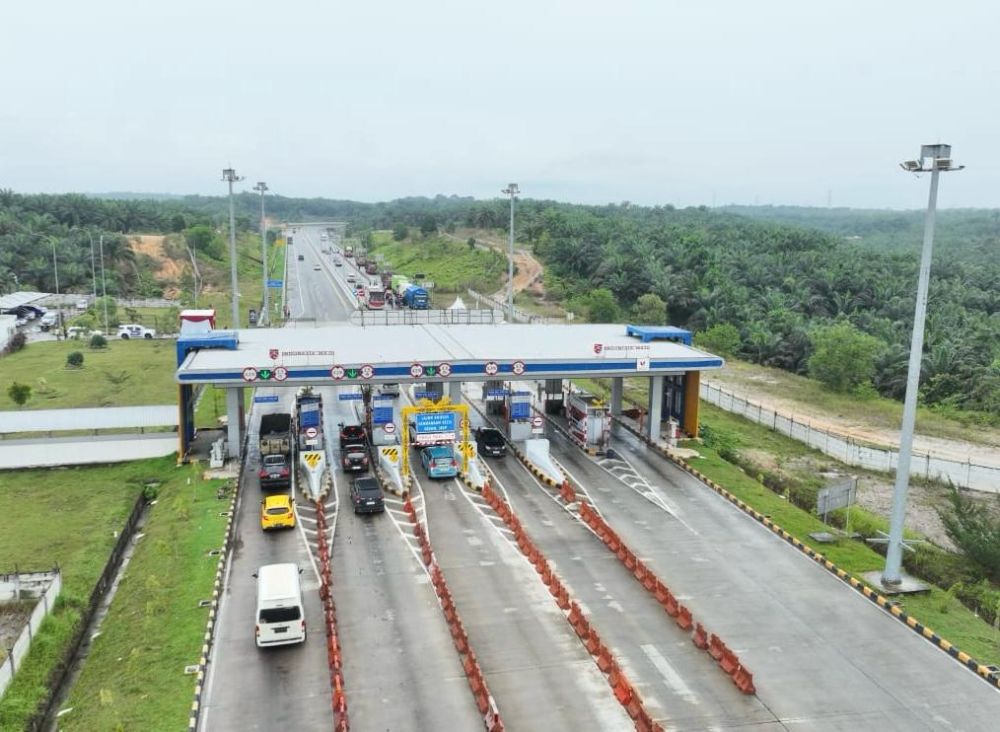 Selama Libur Akhir Pekan di Riau, Jumlah Kendaraan yang Melintas di Tol Mengalami Peningkatan yang Cukup Besar